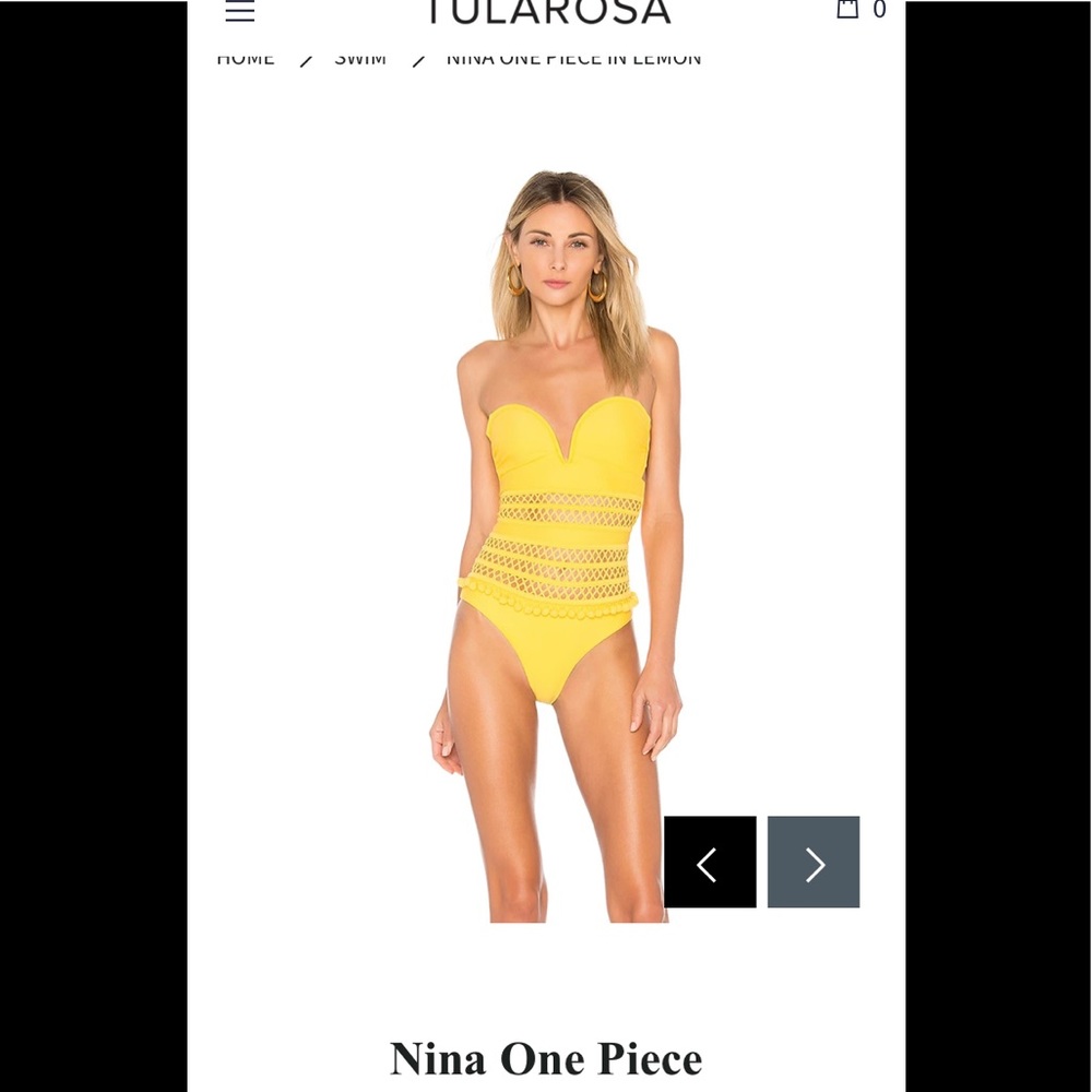 Nina One Piece- Tularosa (new, no tags)
